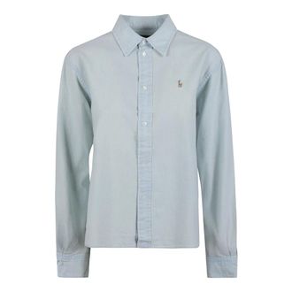 Ralph Lauren Shirts, female, Blue, Size: XS Button Front Shirt