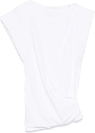 Isabel Marant Maisan Draped Cotton T-Shirt