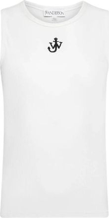 J.W.Anderson Dames, Tops, Wit, Maat: XS Katoen