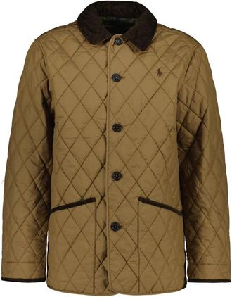 Polo Ralph Lauren Donsjack - Heren - Zomerjassen - Bruin - M - Leer - Jassen
