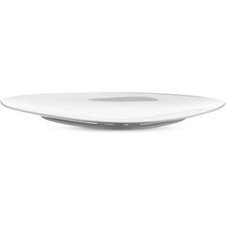 Alessi FM10/1 Colombina Collection Piatto Piano in Porcellana Bianca, Set da 6