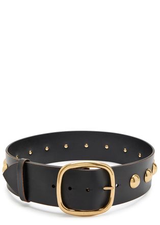 Chlo&eacute; The Chlo&eacute; Midnight Stud-embellished Leather Belt - Black - M