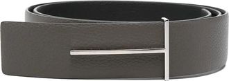 Tom Ford Soft Grain Leather Reversible Slim T Belt