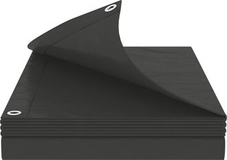 vidaXL Lona Con Ojales Gris Antracita 6 X 10 M 90 Gsm Pe Vidaxl