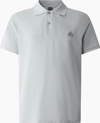 Moose Knuckles Mens Everett Regular Fit Mint Green Polo Shirt - Size: 40