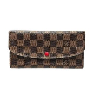 Louis Vuitton Pre-owned Wallets, female, Brown, Size: ONE SIZE Pre-owned Portefeuille Emilie Damier Wallet