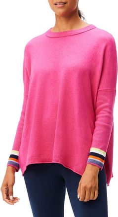 Nic+Zoe Cool Down Color Pop Sweater in Shocking Pink at Nordstrom Rack, Size Small/medium