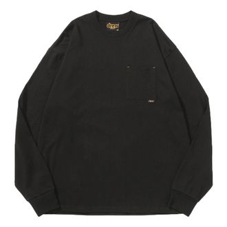 Drew House Basic Long Sleeve Pocket T-shirt Black DR-SS22-410