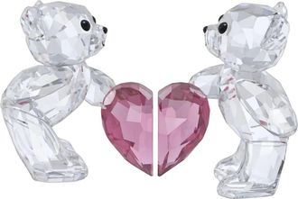 Swarovski Home, Dames, Veelkleurig, ONE Size, Kristallen figuur Unisex Kris Beer Droompartner Roze 5690970