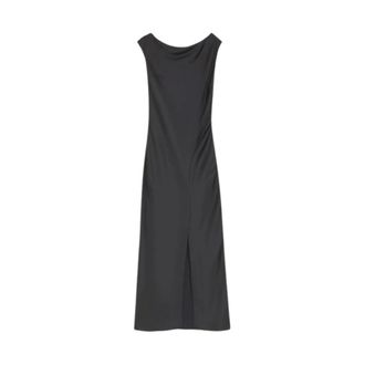 HUGO BOSS Karinera-1 Jurk - Dames - Casual kleedjes - Zwart - S - Polyester - Kleedjes