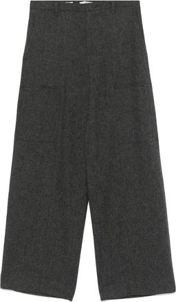 Vince Pantaloni con motivo a spina di pesce - Grigio