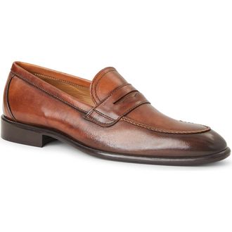 Bruno Magli Arden Penny Loafer in Cognac at Nordstrom Rack, Size 12