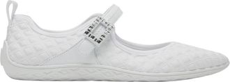 Roger Vivier Viv Low Mary Janes - Dames - Ballerinas - Wit - 35 EU - Leer - Schoenen