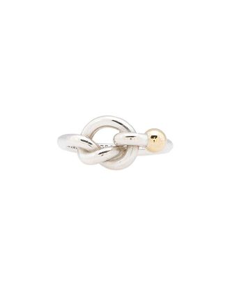 Tiffany & Co. 18K Hook And Eye Love Knot Ring - Size 4 1/4 (Authentic Pre- Loved)