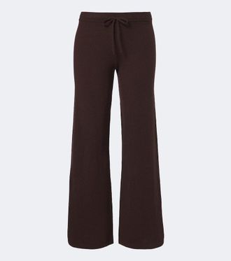 The Upside Coco Amelie cashmere-blend wide-leg pants