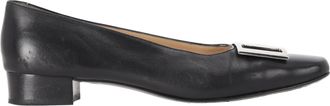 Ferragamo Ferragamo pumps met gespdetails in zwart leer