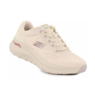 Skechers Womens Arch Fit 2.0 Big League Running Shoes In Natural/multi