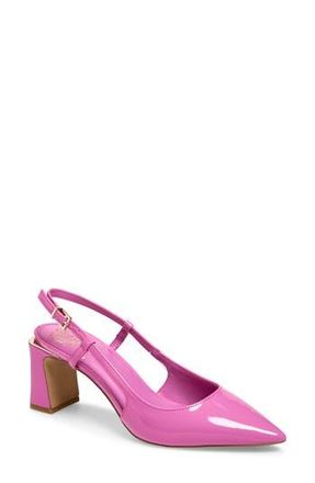 Vince Camuto Haslie Slingback Sandal in Lotus Pink Patent at Nordstrom Rack, Size 7.5