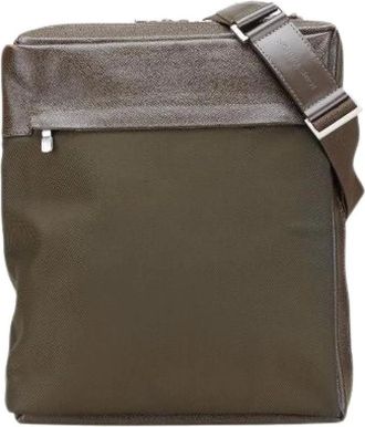 Louis Vuitton Pre-owned Cross Body Bags, female, Brown, Size: ONE SIZE Pre-owned Nylon Cross Body Bag