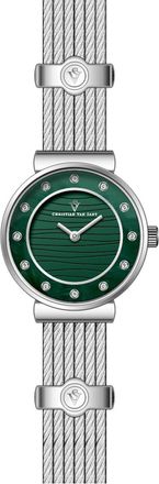 Christian Van Sant Womens Cavo Green Dial Watch