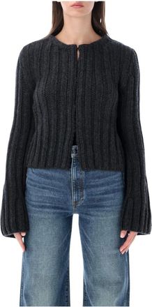 Khaite Janis Cardigan - - Knitwear - Donna - Grigio - M