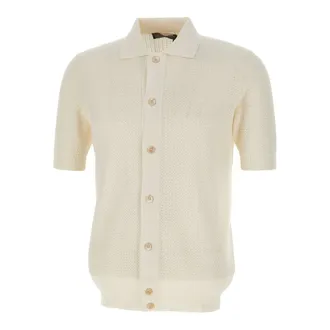 FILIPPO DE LAURENTIIS Filippo De Laurentis Shirts White - male - Filippo De Laurentiis - Cardigans - White - 2XL - Knitwear