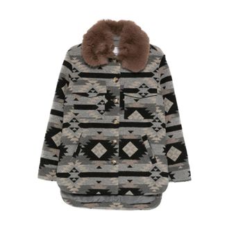 Ava Adore Dames, Jassen, Veelkleurig, Maat: 2XS Fleece