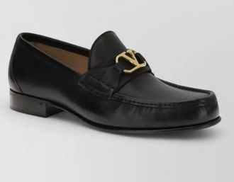 Valentino Garavani calf leather slip-on loafers