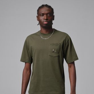 Nike Jordan Mens Jordan T-Shirt in Green | IF3069-325