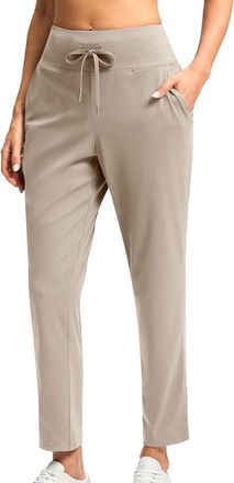 Generic Womens Joggers Sweatpants Stretchy Yoga Cropped Trousers Lightweight Comfort Jogging Pants Drawstring Elastic Waist Sweatpants with Pockets Women Jogg