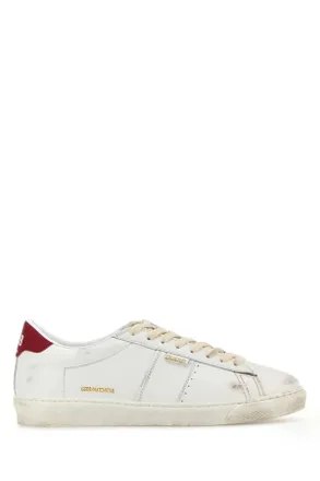 Golden Goose Deluxe Brand White Leather Matchstar Sneakers