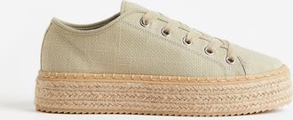 H&M Sneakerespadrilles - Green