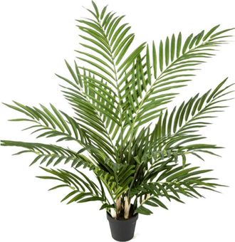 Baq Lebensechte Kunstpflanze Areca Busch, Höhe 100 cm