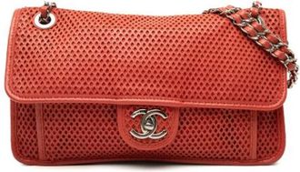 Chanel Pre-owned Up In The Air Shoulder Bag - Dames - Vintage Schoudertas - Rood - ONE Size - Leer - Vintage