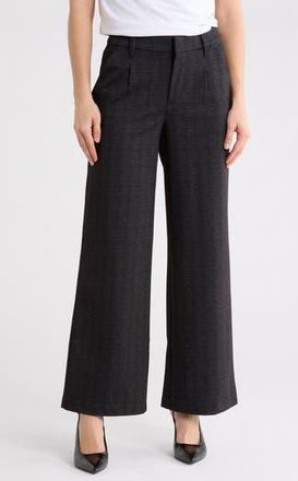 Democracy Ab Technology Plaid Skyrise Pants in Charcoal Multi at Nordstrom Rack, Size 12