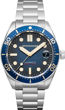 Spinnaker Croft Midsize Automatic Bracelet Watch, 40mm in Blue at Nordstrom