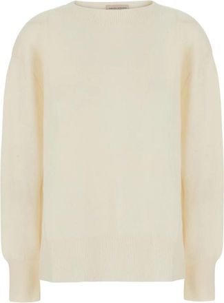 Semicouture Candy Sweater - Dames - Ronde hals truien - Wit - M - Wol - Truien & Vesten