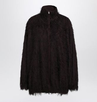 Frankie Shop Dark Baxter Jacket With Fringe