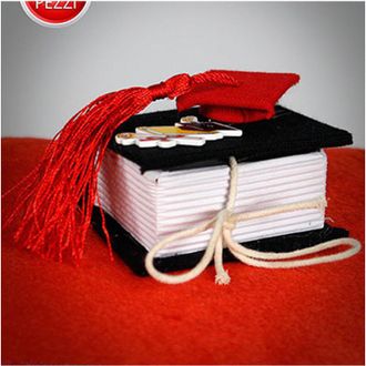 Trade Shop Trade Shop - Confeti De Graduaci&oacute;n Caja Libro Con Toque De Tela