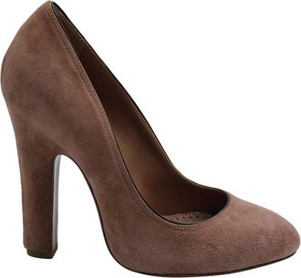 Alaia Ala&iuml;a Womens Suede Chunky Pump (Authentic Pre-Loved)