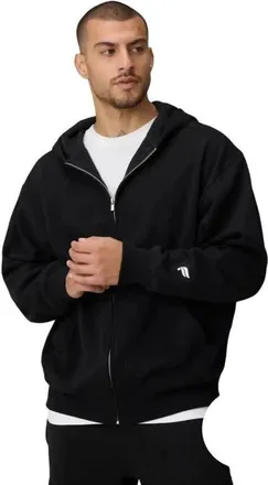 Fabletics Mens The Go-To Full Zip Oversized Hoodie in Black at Nordstrom, Size Xx-Large