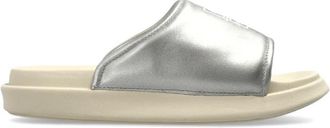 Yohji Yamamoto Schoenen, Dames, Grijs, 38 EU, Leer, Slide