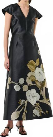 Kudibal Copenhagen Junedea Maxi Dress In Lotus Black