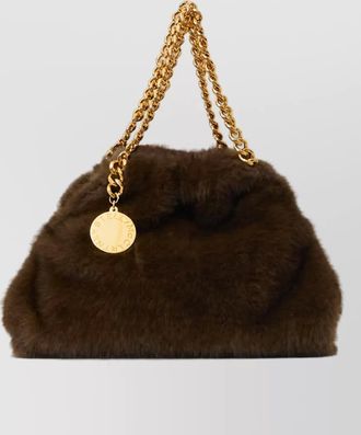 Stella McCartney falabella mini plush clutch bag
