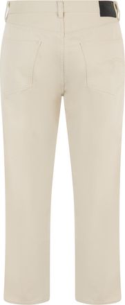 R13 Womens Straight-Leg Jeans Beige Cotton