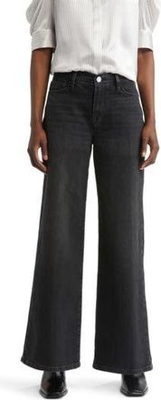 Frame Denim Le Slim Palazzo Wide Leg Jeans in Hutchinson at Nordstrom Rack, Size 34