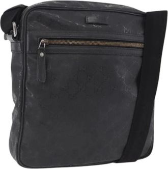 Gucci unisex, Pre-owned, Zwart, Maat: ONE Size Leer