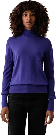 Patrizia Pepe Coltrui - Dames - Truien - Blauw - Maat: L Wol