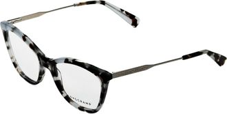 Longchamp Womens Fashion 54mm Havana Aqua Opticals LO2692-404