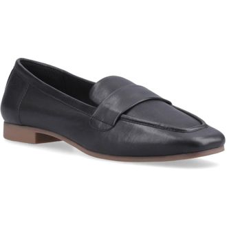 Hush Puppies Sutton Leren Zwarte Damesloffen